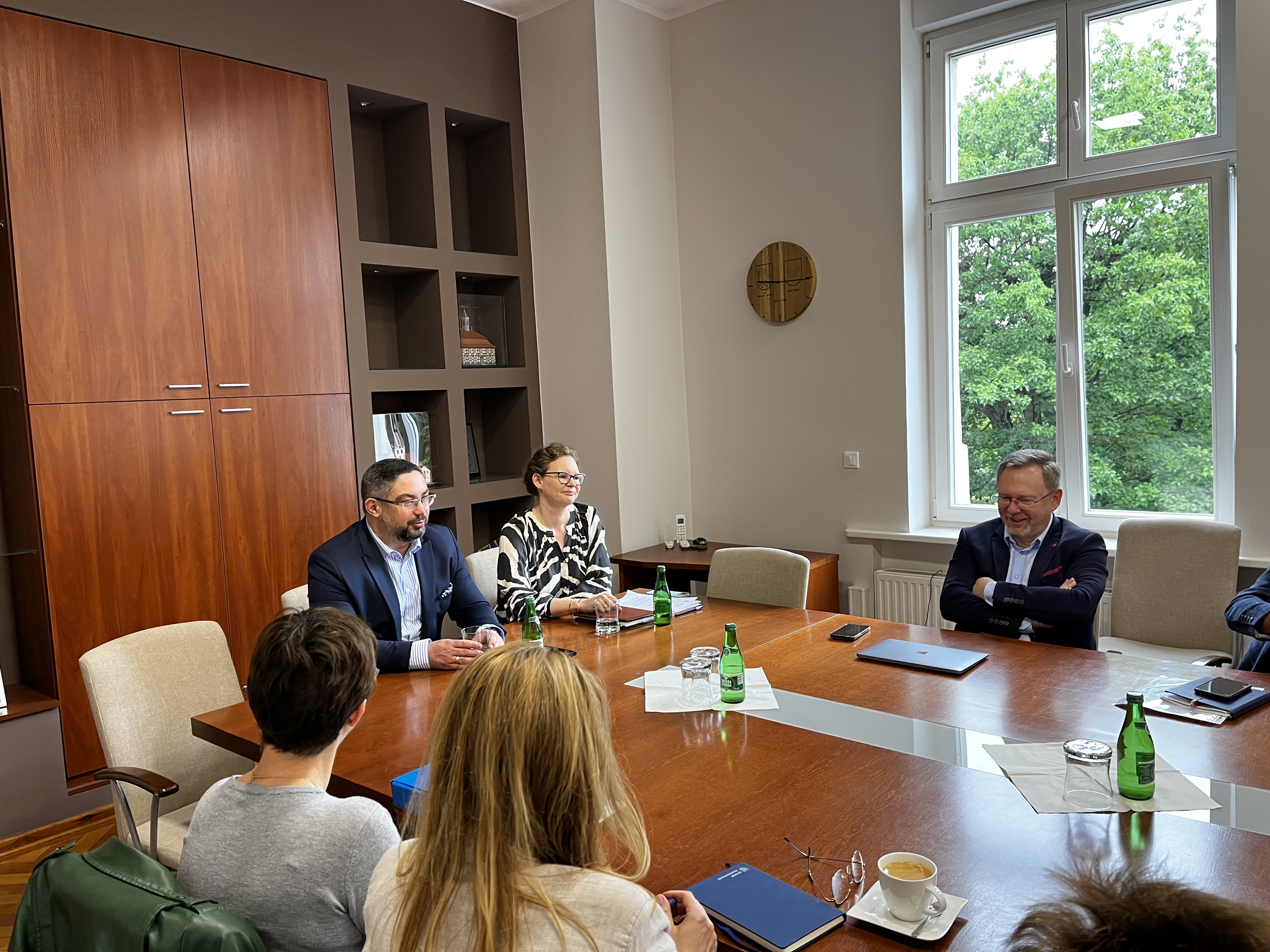 Spotkanie z dyrektorami jednostek oświatowych z terenu gminy Nowy Tomyśl 