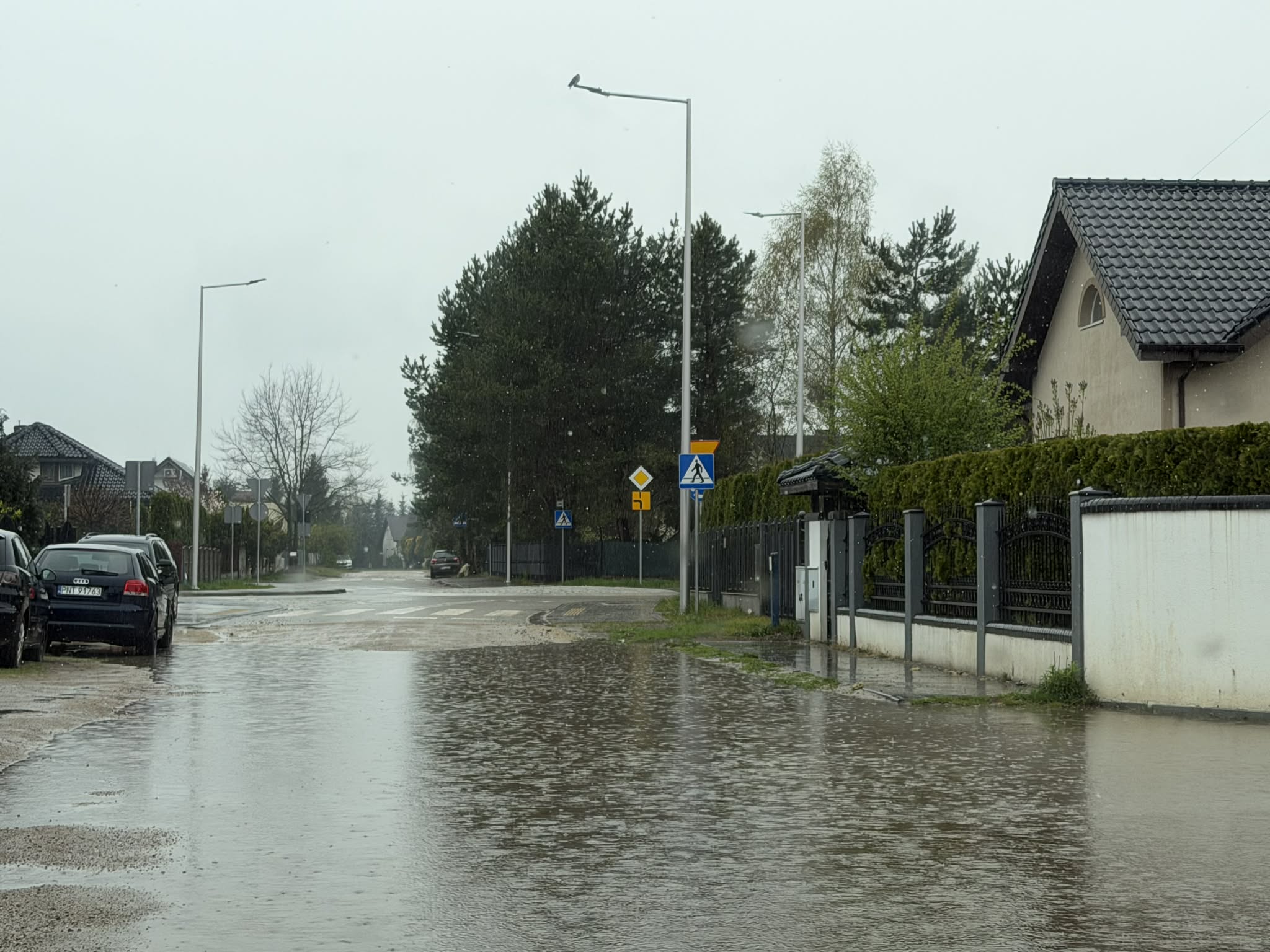 Nowy Tomyśl. Ulica Piaskowa ciągle zalewana. niedługo się to zmieni?