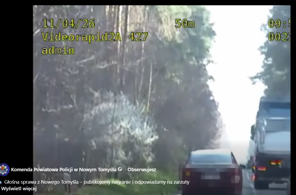 Nowotomyska policja odpowiada na zarzuty po wpisie w mediach społecznościowych