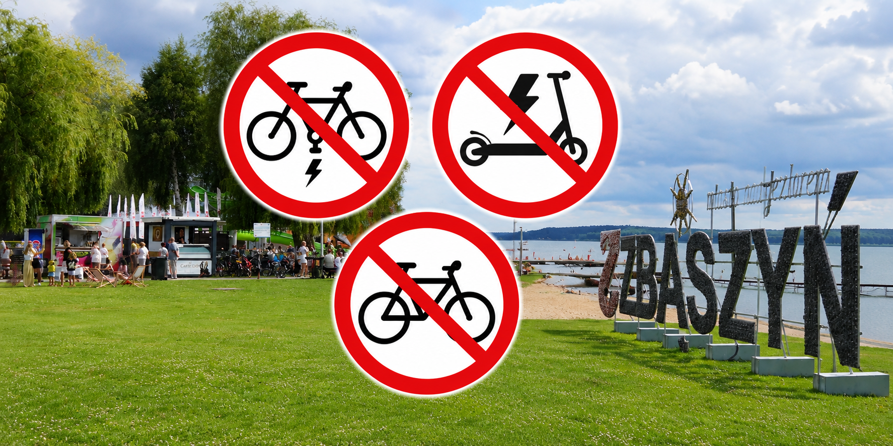 Zmiany na Plaży Miejskiej w Zbąszyniu. Będzie zakaz jazdy rowerami