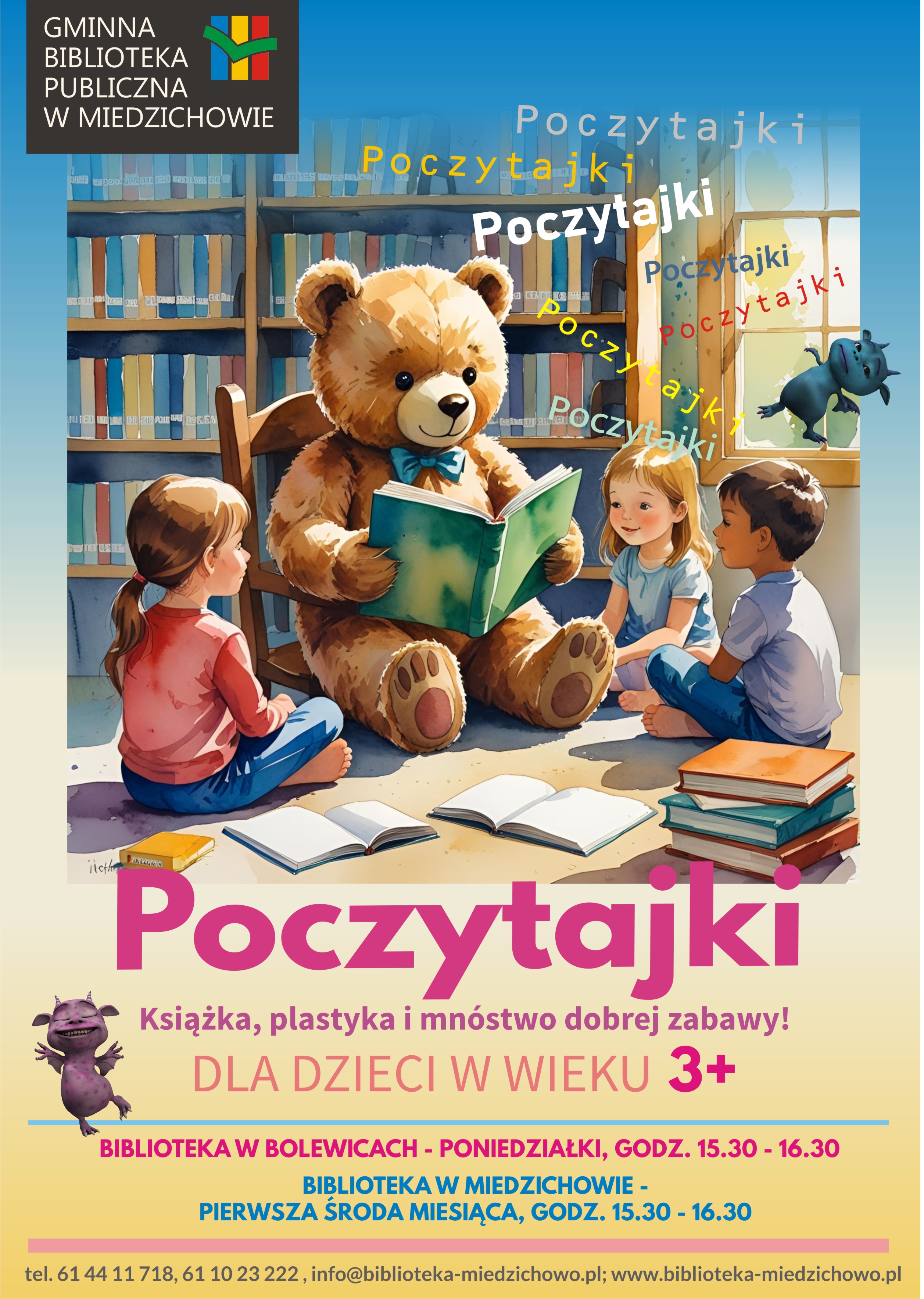 Wrzesień pełen spotkań w Gminnej Bibliotece Publicznej w Miedzichowie i Bolewicach