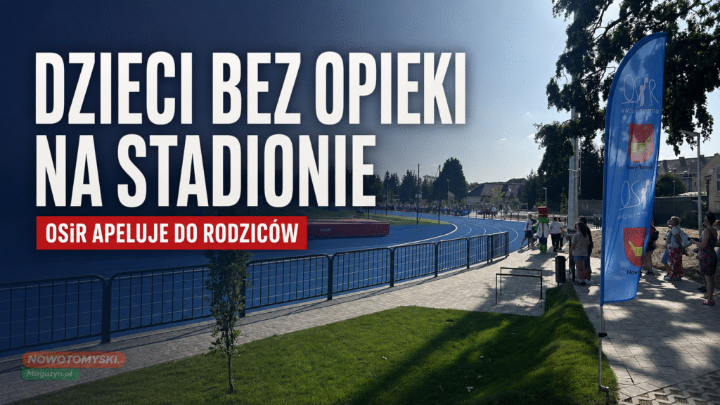 NOWY TOMYŚL: Dzieci pozostawiane same na stadionie. OSiR apeluje do rodziców